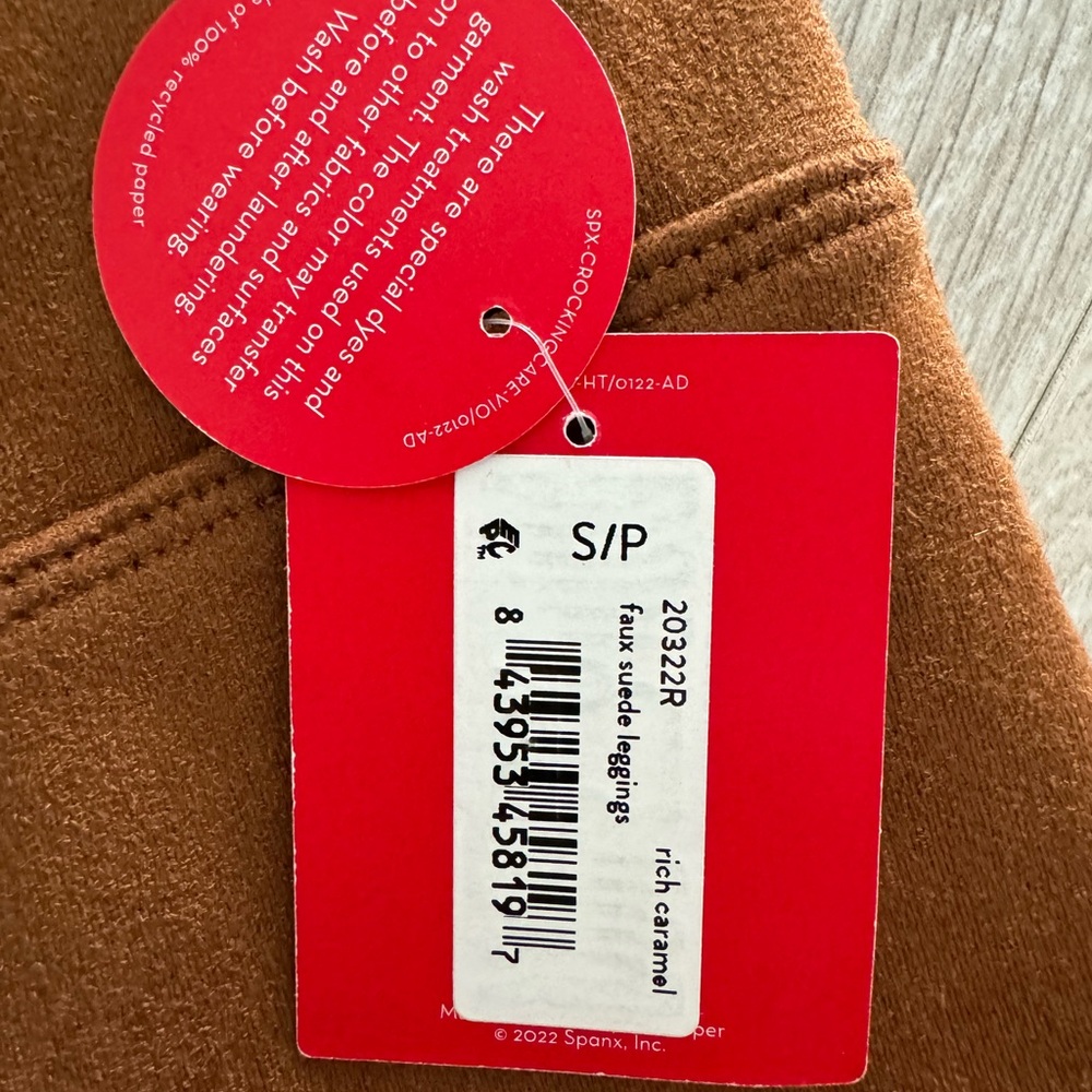 NWT Spanx faux suede leggings - Picture 3 of 5